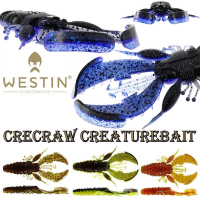 Westin CreCraw Creaturebait Krebs Neu Größe und Farbe zur Auswahl Westin-Shop