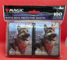 MTG Fallout Ultra PRO 100ct Protector Sleeves Dogmeat, Ever Loyal B3G1  Free!