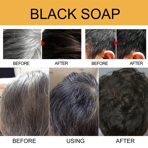 Spartan Gray Hair Reverse Bar Mane Gray Reverse Bar Hair Darken Bar Soap 50G - Picture 4 of 18