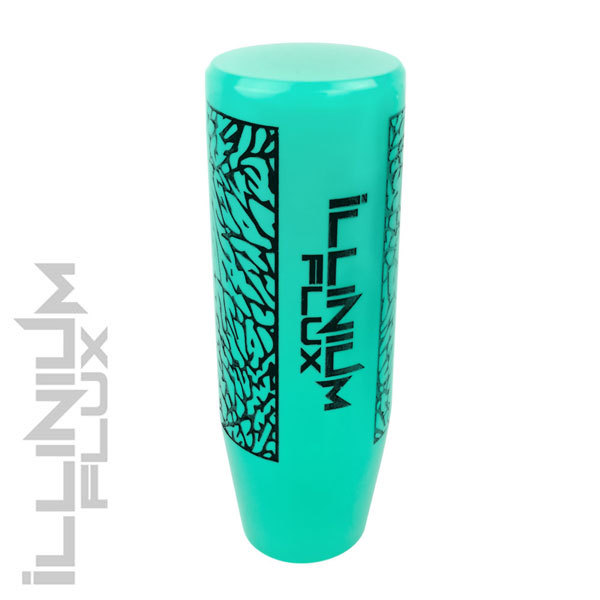 ILLINIUM FLUX BLACK PAINTED MINT GREEN ELEPHANT MANUAL SHIFT KNOB