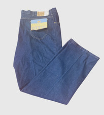 Vtg NOS Lee Riders Jeans Mens 48x32 Dark Indigo Blue Denim Made in USA