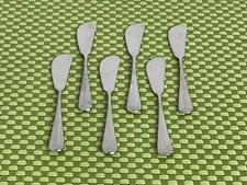 Towle LIBERTY BELL Stainless 6 Butter Spreaders Supreme Cutlery Satin Flatware