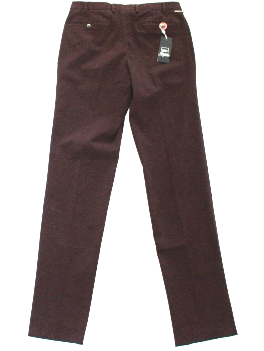 New 215 Hiltl Flat Front Chino Pants Men's 34x38 Unhemmed Trousers