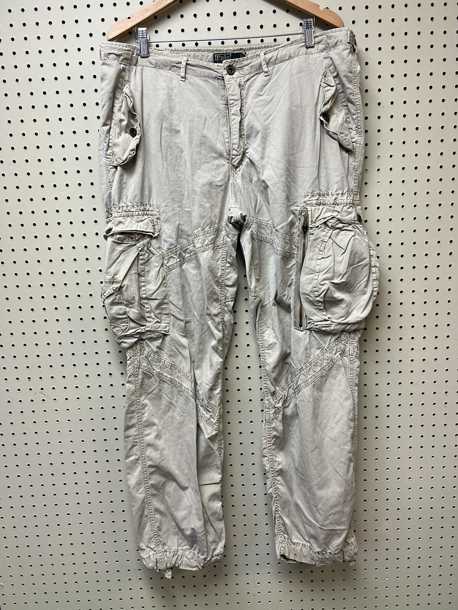 たあ US Army & Ralph Trousers Polo Ralph Lauren 38x32 Vintage Mens Military Cargo Pants Fishing