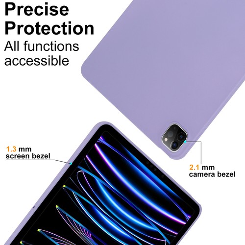 Liquid Silicone Tablet Case For iPad 10th 9th 8th 7th 6th 5th Generation Mini 6 - Picture 14 of 58