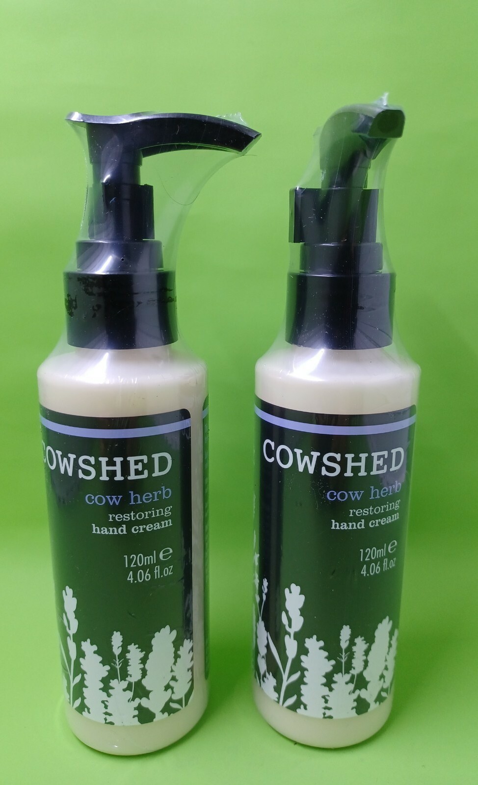 2x Cowshed Cow Herb Restoring Hand Cream 4.06 Oz 120mL New Sealed