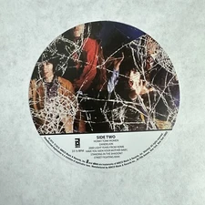 The Rolling Stones 33 1/3 RPM Vinyl Record Paper Label Decal 4” ABKCO 2010