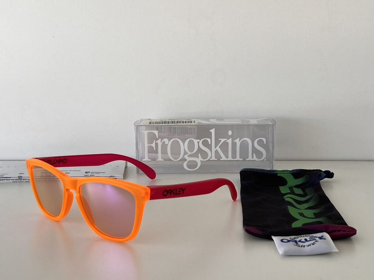 Oakley FROGSKINS Limited Edition Blacklight Orange/Pink w Oakley FROGSKINS Limited Edition Blacklight Orange/Pink w