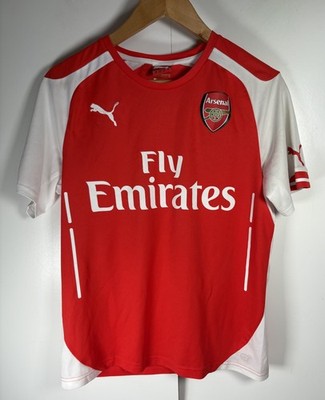 Puma Arsenal Shirt Mens Small Red Home 2014/15 Number 17 Alexis Sanchez 