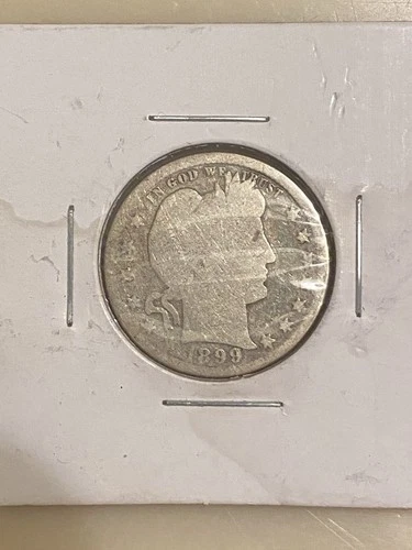 1899 25C Barber Quarter
