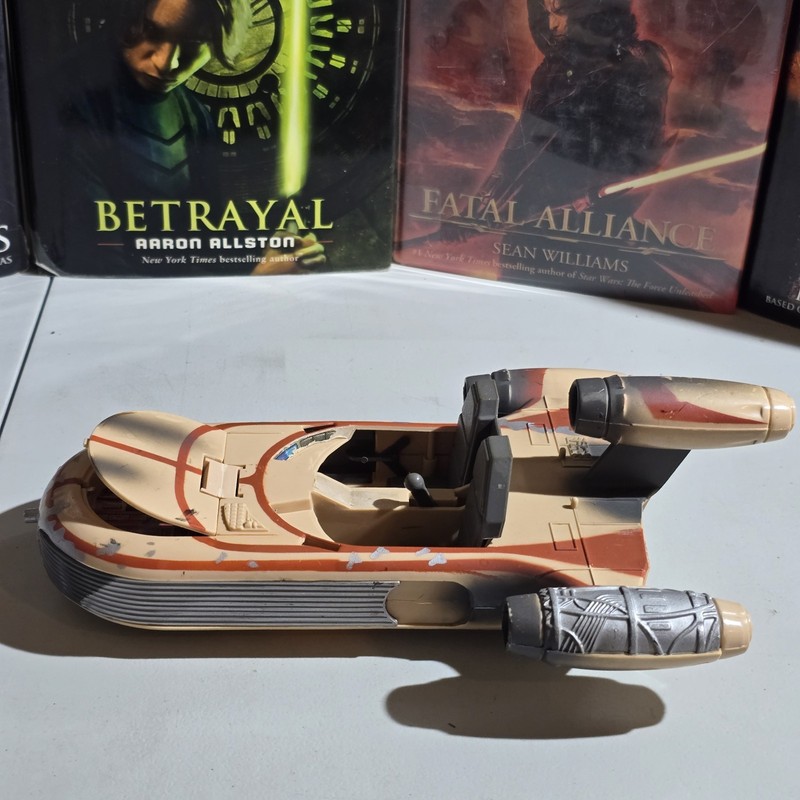 Vintage 1995 Star Wars Luke's Land Speeder Vehicle Tonka Lucas film