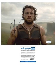 Aaron Taylor-Johnson "Kraven the Hunter" AUTOGRAPH Signed 8x10 Photo C ACOA