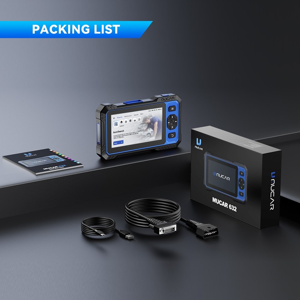 Mucar obd2 scanner abs srs transmission engine diagnostic code reader