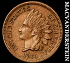 1860 CN Indian Head Cent - Round Bust - Scarce  Extra Fine+  Semi-key  #J8269