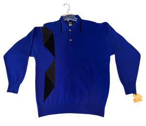NEIMAN MARCUS 100% Cashmere MEN'S Sweater LARGE (Scotland) HOLLYWOOD WARDROBE!