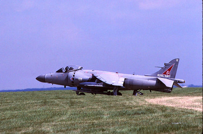 Original Farbdia Sea Harrier FA2 128 von 800 NAS FAA