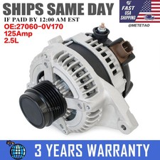 125amp Alternator For 2013-2018 Toyota Rav4 2015-2017 Camry 27060-0v170 2.5l New
