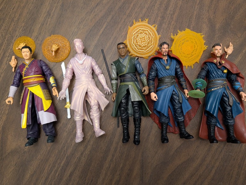 -- Marvel Legends MCU LOT Doctor Strange Wong Baron Mordo Astral Dr Strange --