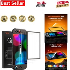 Ultimate Protection for 2025 Switch 2 - 3 Tempered Glass Protectors, Bubble Free