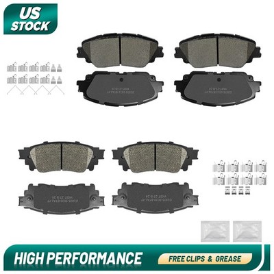 Front Rear Ceramic Brake Pads Set For Avalon Camry 2018 - 2024 Rav4 Venza Ux250h