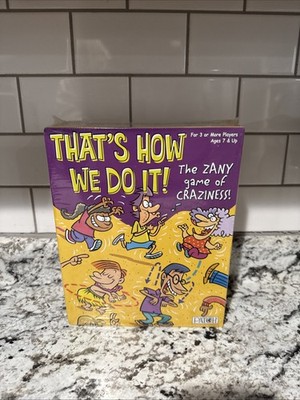 PATCH PRODUCTS INC. THAT'S HOW WE DO IT! THE ZANY GAME OF CRAZINESS! BRAND NEW!!