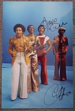 the real thing chris amoo dave smith singing on stage signed 12x8 photo