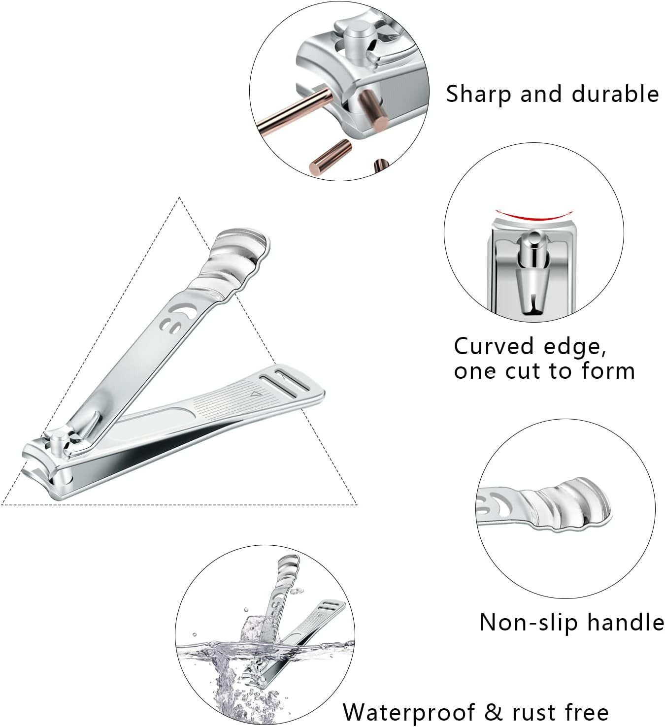 Set Professionale Manicure Pedicure 23 Strumenti Acciaio Chirurgico - 3