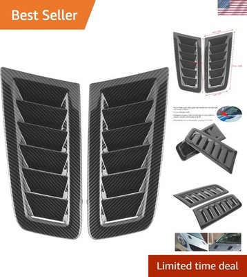 Carbon Fiber Hood Vent Scoop Kit for Focus RS MK2 - Stylish Air Intake Louvers