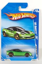 Hot Wheels '09 Corvette C6 ZR1 FTE Faster Than Ever  green
