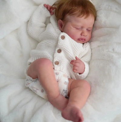 20 inch Sleeping Reborn Baby Dolls Full Vinyl Body Realistic Newborn Doll Girl