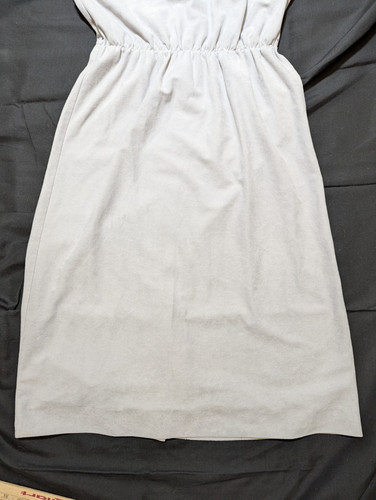 Abito da hostess donna vintage Leslie Fay grigio piqué mod navy taglia small - Foto 4 di 19