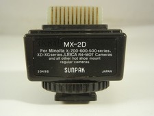 Sunpak Module MX-2D for Minolta X-700 XD XG Leica R4 / 622 555 422D 30 DX Flash