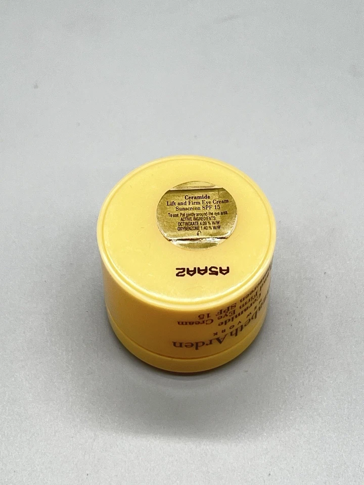 Crema de ojos firme y levantamiento de ceramida Elizabeth Arden protector solar FPS 15 - 0,25 OZ Foto 2 de 2