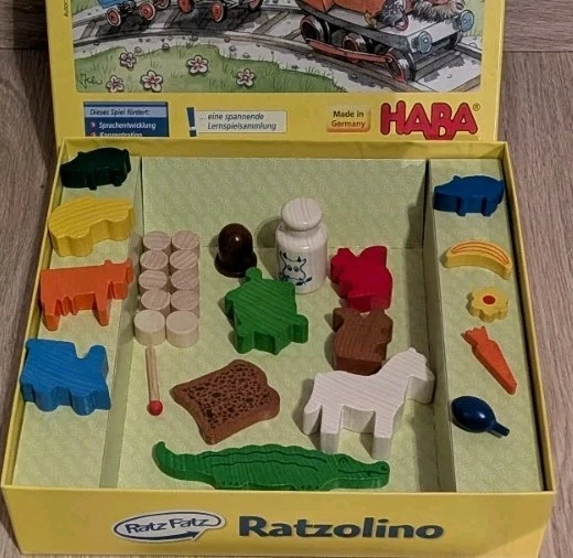 Ratzfatz Ratzolino Lernspiel Spaß 3 J + Holzelemente Komplett und TOP Zustand - Bild 2 von 3