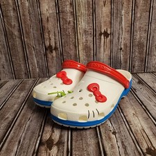 Crocs Adult Hello Kitty I AM Classic Clogs NEW Men's Size 13