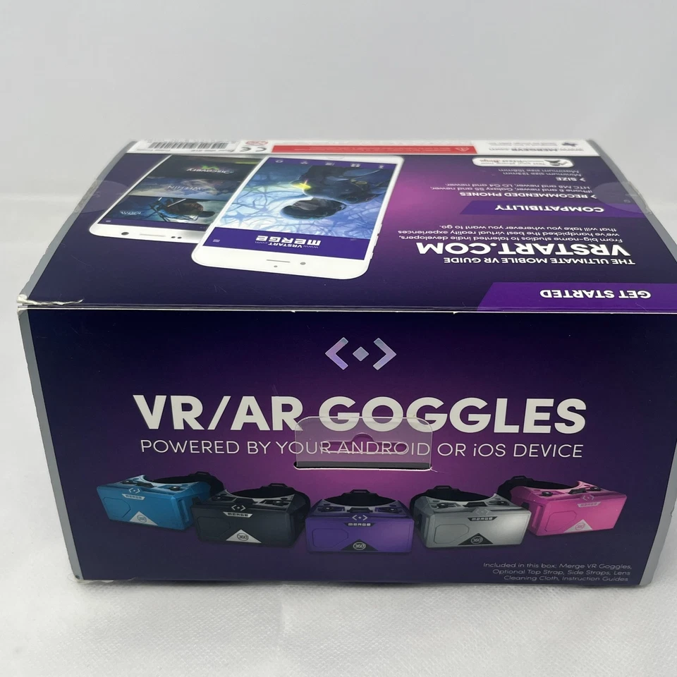 Merge AR/VR Headset Goggles Virtual Reality for Apple/Android - NEW Open Box - Image 3 of 4