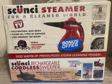 SCUNCI STEAMER 1000 WATTS W BONUS RECHARGEABL...