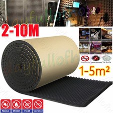 20mm Thick Soundproofing 10m Acoustic Foam Mat for Tiles Wall Panels Studio Home