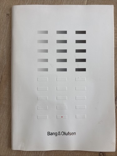 BANG & OLUFSEN (B&O) 1988 Product Catalog Brochure Vintage Beosystem Beolab Beo