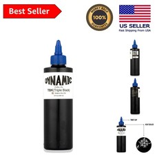 Vibrant Triple Black Tattoo Ink 8oz - Ideal for All Styles, Trusted Quality