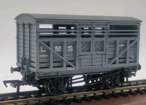 Vagón de ganado Bachmann 33-652C calibre OO LMS gris modelo ferrocarril sin caja 292372 | Zustand: Used