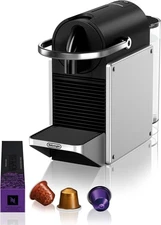 Nespresso Pixie Single Serve Espresso Machine by De’Longhi Aluminum EN127SCA NEW