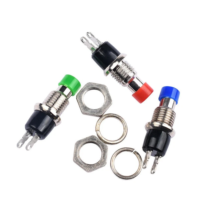 7mm Mini Push Button Switch Momentary SPST Normally Open Contact PBS-110 3A 125V - Image 3 of 4