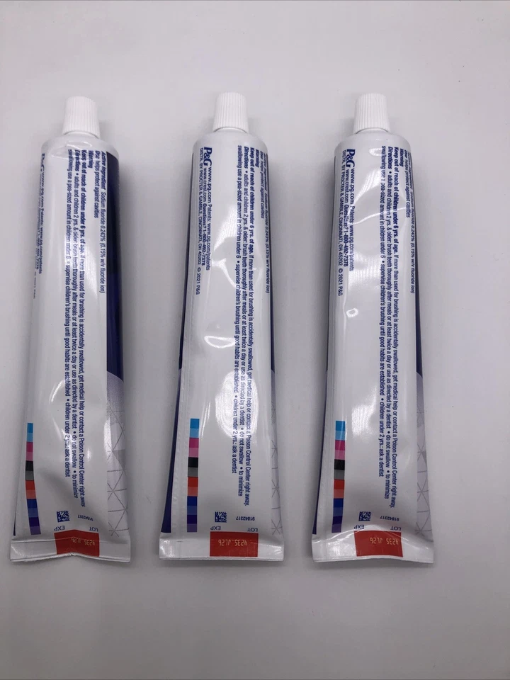 Pasta de dientes Crest 3D blanca ultra viva menta - paquete 3 (nueva, sin caja) Ref. 206 Foto 2 de 3