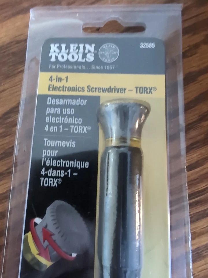 Klein Tools #32585 Pocket 4-IN-1 Electronics Screwdriver Torx - Image 4 of 4