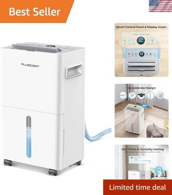 Dehumidifier for Basement Large Room 1500 Sq Ft 21 Pint Easy Control