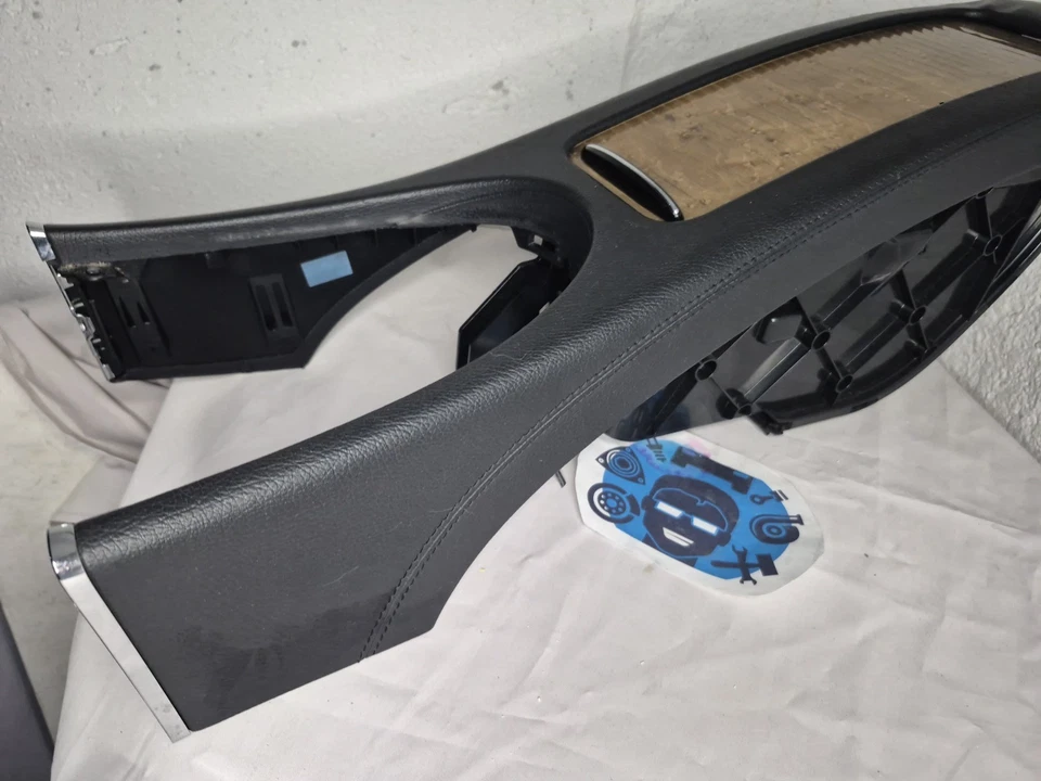 ⭐ 04-09 Mercedes W211 E Class Center Console Armrest Wood Roller Storage Black ⭐ - Image 2 of 4