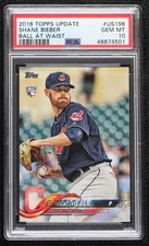 2018 Topps Update Shane Bieber (Sleeve Patch Visible) #US198 PSA 10 GEM MT 16i3
