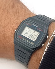 Vintage Casio W-47 Japan Module 549 WR50M Digital Alarm Chronograph New Battery