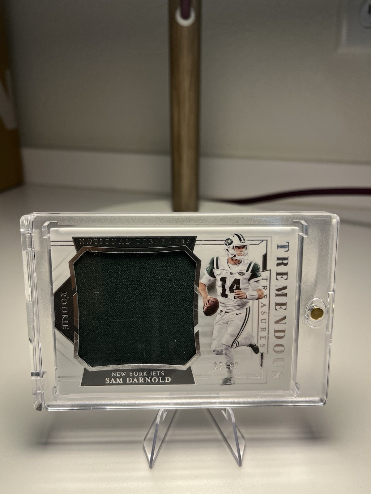 Sam Darnold Panini National Treasures Tremendous Treasures Rookies #TT2 Base